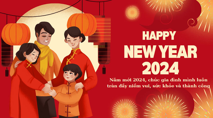 Những lời chúc mừng năm mới 2024 hay và ý nghĩa nhất