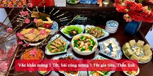 Văn khấn mùng 1 Tết, bài cúng mùng 1 Tết gia tiên, Thần linh