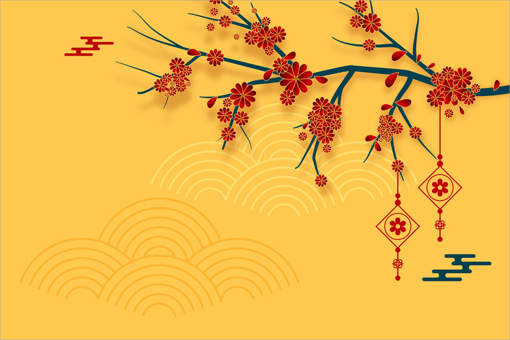 Background Tết 2024 Full HD