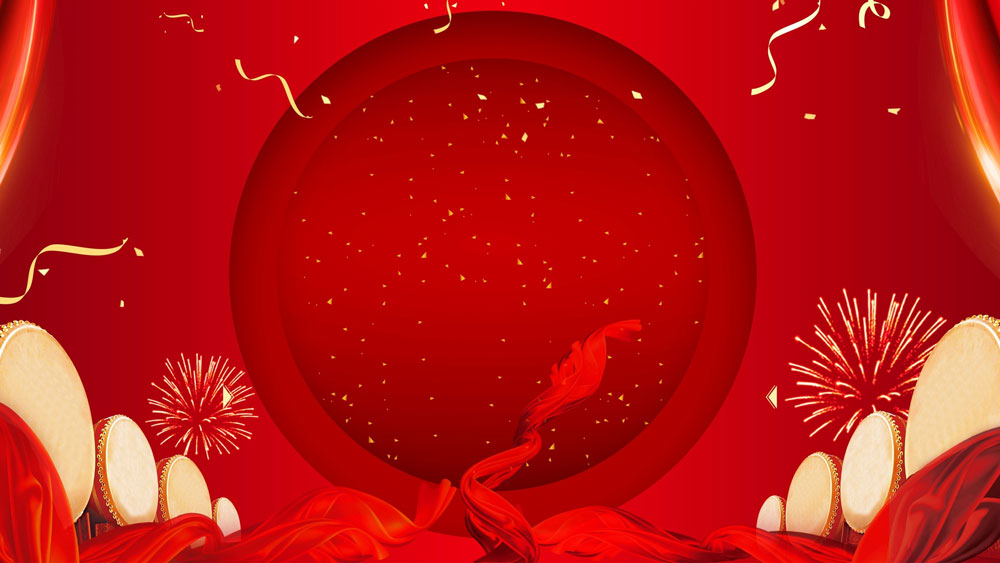 Background đỏ Tết may mắn