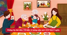 Những bài thơ chúc Tết thầy cô mừng năm mới 2024 hay, ý nghĩa