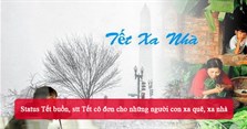 Status Tết buồn, stt Tết cô đơn cho những người con xa quê, xa nhà