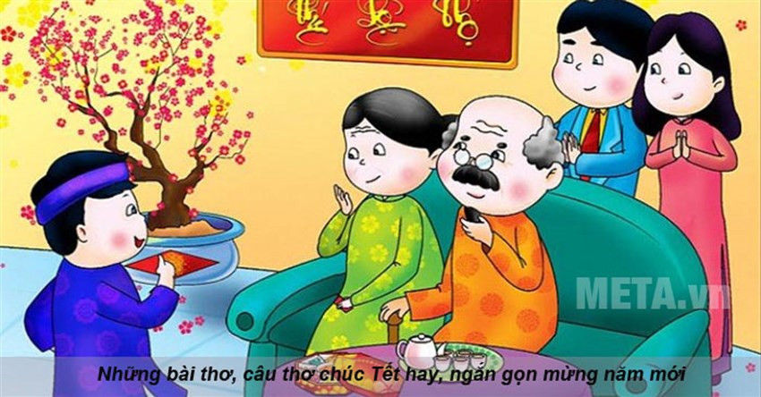 Những bài thơ, câu thơ chúc Tết hay, ngắn gọn mừng năm mới
