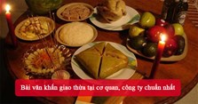 Bài văn khấn giao thừa tại cơ quan, công ty chuẩn nhất