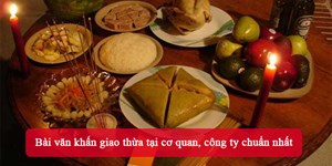 Bài văn khấn giao thừa tại cơ quan, công ty chuẩn nhất