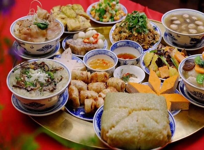 Mâm cúng mùng 3 Tết