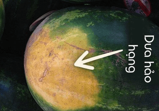 Quan sát màu sắc vỏ dưa để chọn dưa hấu ngon