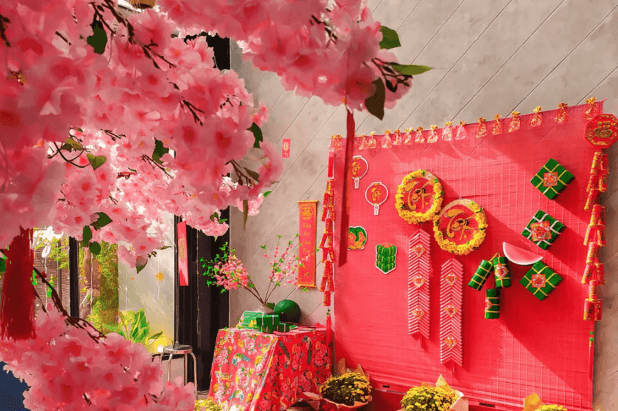 Trang trí Tết cho lớp học mầm non