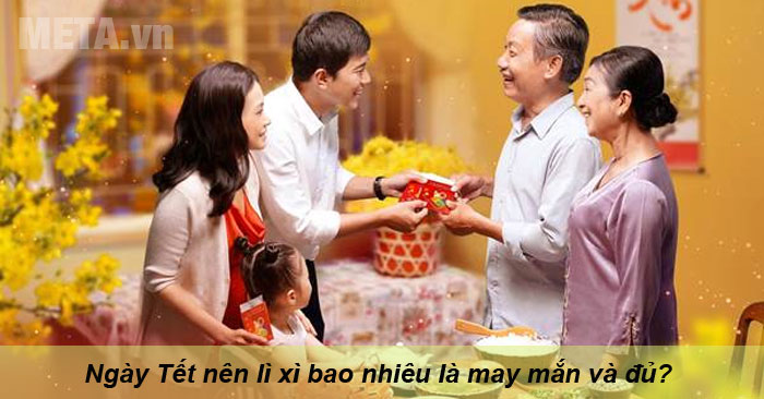 lì xì bao nhiêu là may mắn
