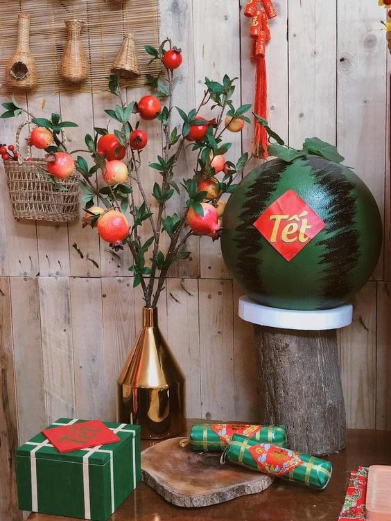 Concept trang trí Tết văn phòng