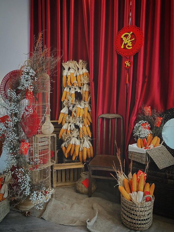 Trang trí văn phòng dịp Tết