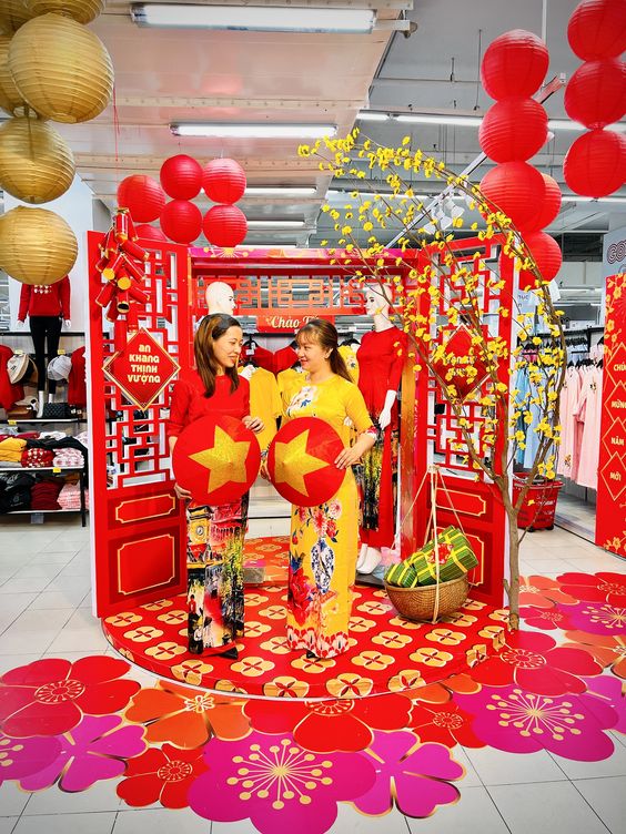 Trang trí văn phòng dịp Tết