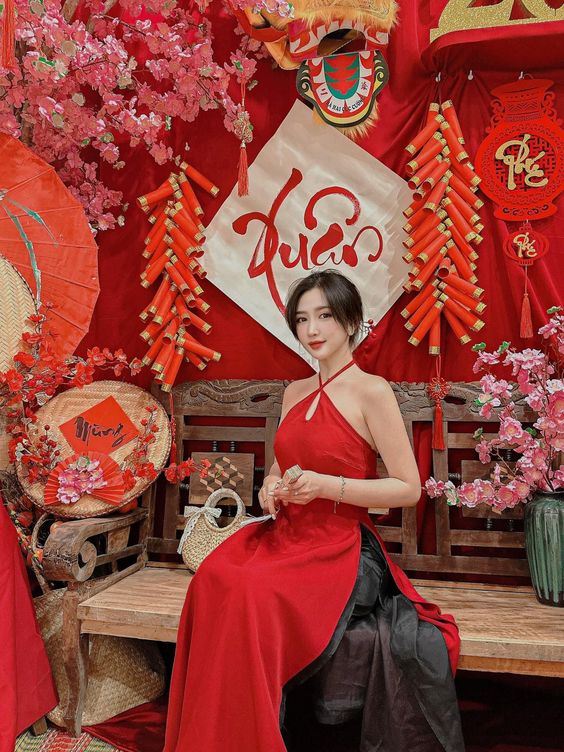 Concept trang trí văn phòng Tết