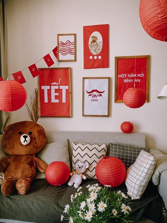 Trang trí Tết văn phòng công ty