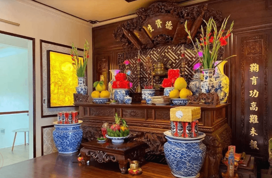 Cách trang trí bàn thờ ngày Tết đẹp