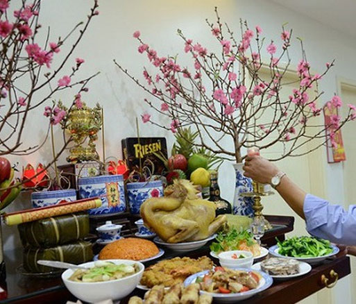 Cách để gà cúng giao thừa Cách để gà cúng giao thừa