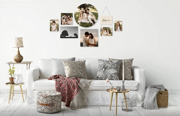 Cách trang trí nhà đón Tết với khung ảnh