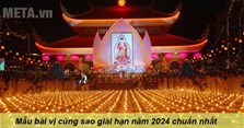Mẫu bài vị cúng sao giải hạn năm 2024 chuẩn nhất