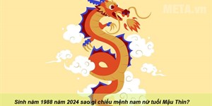 Sinh năm 1988 năm 2024 sao gì chiếu mệnh nam nữ tuổi Mậu Thìn?