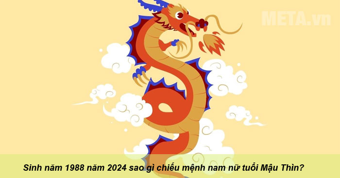 Sinh năm 1988 năm 2024 sao gì chiếu mệnh nam nữ tuổi Mậu Thìn?