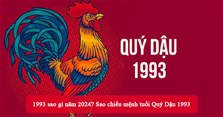 1993 sao gì năm 2024? Sao chiếu mệnh tuổi Quý Dậu 1993