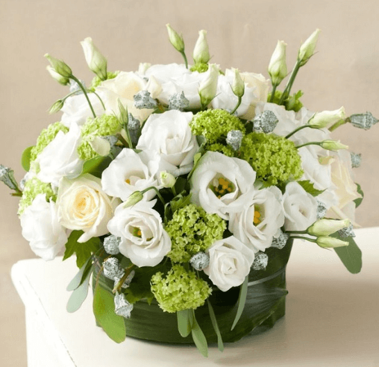 Cách cắm giỏ hoa cát tường