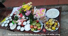 Bài cúng chúng sinh rằm tháng Giêng và mâm cúng