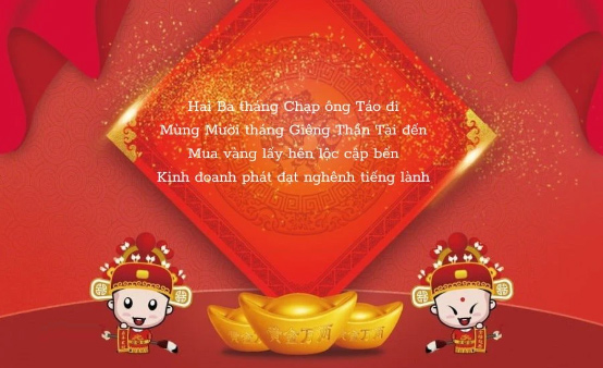 Những hình ảnh chúc ngày vía Thần Tài ý nghĩa