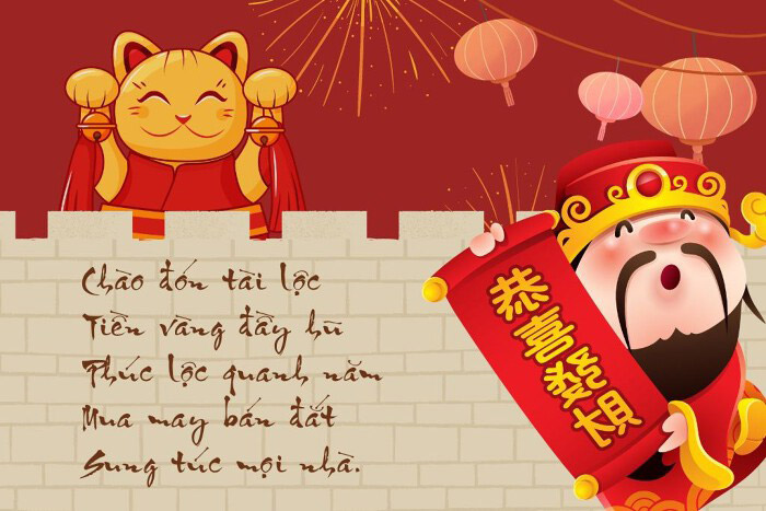 Những hình ảnh chúc ngày vía Thần Tài ý nghĩa