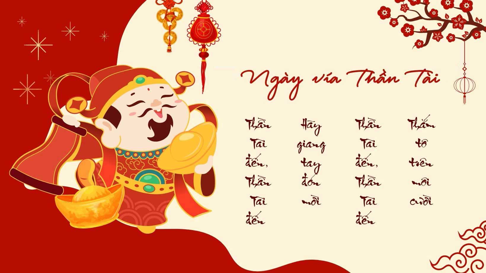 Những hình ảnh chúc ngày vía Thần Tài ý nghĩa