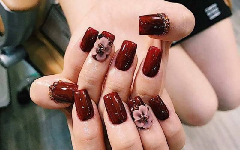 Tham khảo ngay những mẫu vẽ nail Tết đơn giản