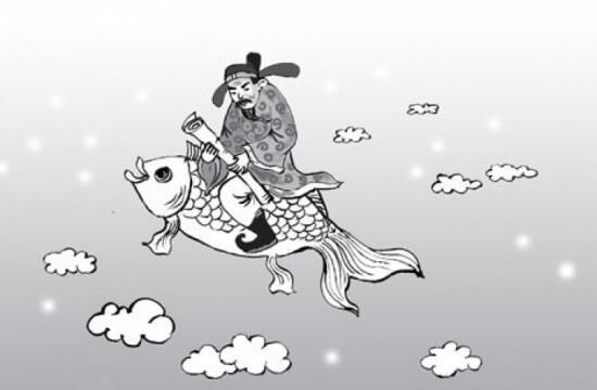 Hình ảnh đưa ông Táo về Trời