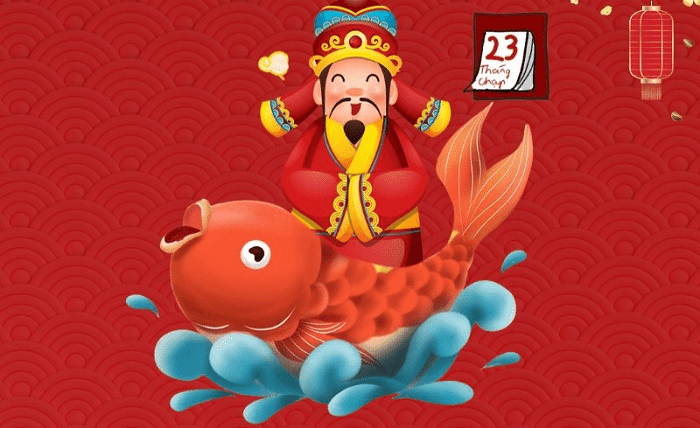Ảnh Táo Quân về Trời ngày 23 tháng Chạp