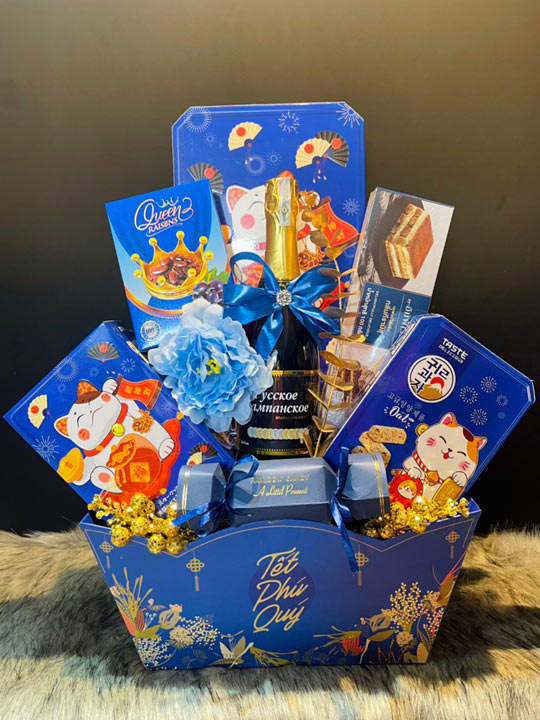 Mẫu giỏ quà Tết đẹp