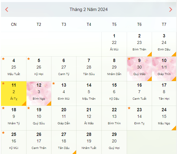 Mùng 2 Tết 2022 là ngày mấy Dương lịch? Vào thứ mấy? Mùng 2 Tết 2024 là ngày mấy Dương lịch? Vào thứ mấy?