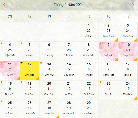 Mùng 3 Tết 2024 là ngày mấy Dương lịch? Thứ mấy?