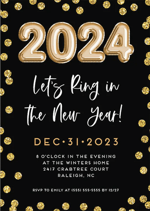thiệp mời tất niên 2024 đẹp