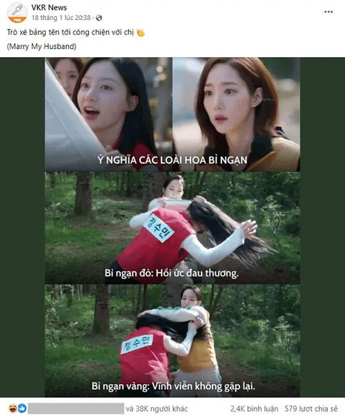 Ảnh chế trend hoa bỉ ngạn