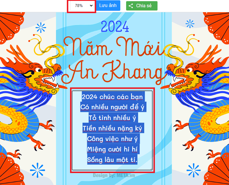 Cách tạo thiệp chúc mừng năm mới 2024 online đẹp đón Tết chào xuân