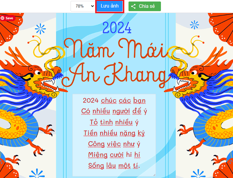 Cách tạo thiệp chúc mừng năm mới 2024 online đẹp đón Tết chào xuân