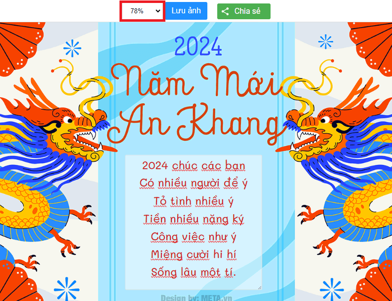 Cách tạo thiệp chúc mừng năm mới 2024 online đẹp đón Tết chào xuân