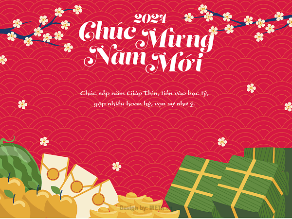 Thiệp chúc Tết 2024 đẹp Thiệp chúc Tết 2024 đẹp