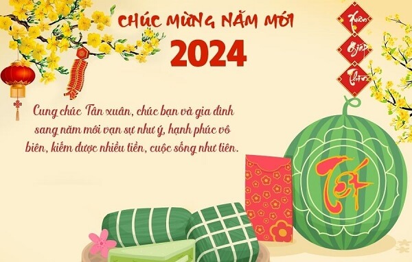 Thiệp chúc Tết 2024 Thiệp chúc Tết 2024