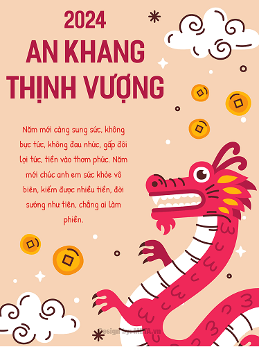 Thiệp chúc mừng năm mới 2024 Thiệp chúc Tết 2024 đẹp