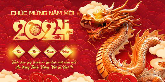 Mẫu banner Tết 2022 đẹp mừng năm mới Nhâm Dần Mẫu banner Tết 2024 đẹp mừng năm mới Giáp Thìn