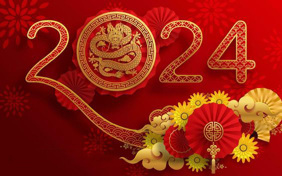 Mẫu banner Tết 2024 đẹp mừng năm mới Giáp Thìn