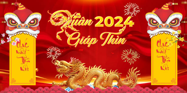 Mẫu banner Tết 2022 đẹp mừng năm mới Nhâm Dần Mẫu banner Tết 2024 đẹp mừng năm mới Giáp Thìn