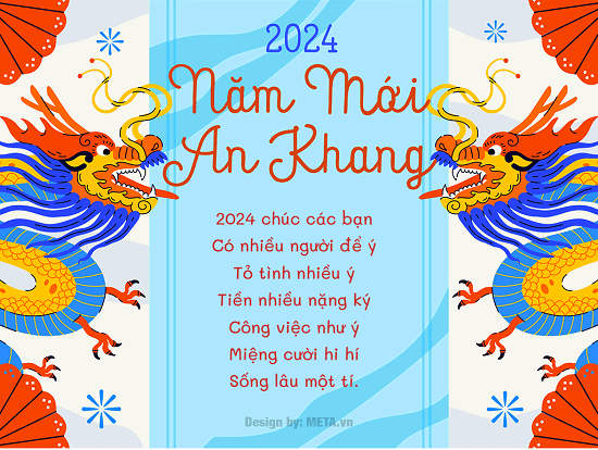 Ảnh chúc Tết 2024