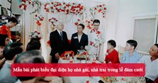 Mẫu bài phát biểu đại diện họ nhà gái, nhà trai trong lễ đám cưới