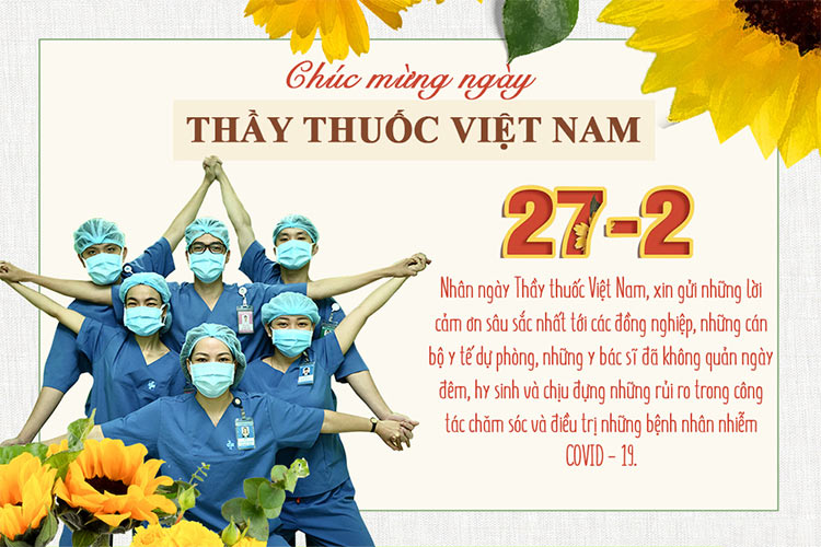 Thiệp chúc mừng ngày thầy thuốc Việt Nam